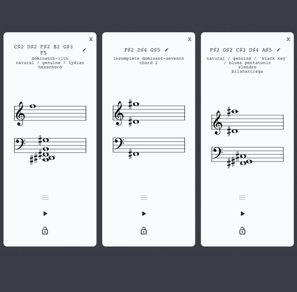 Chord Progressions